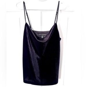 Banana Republic Women’s Black Velvet Tank Top, NWOT, size XXS
